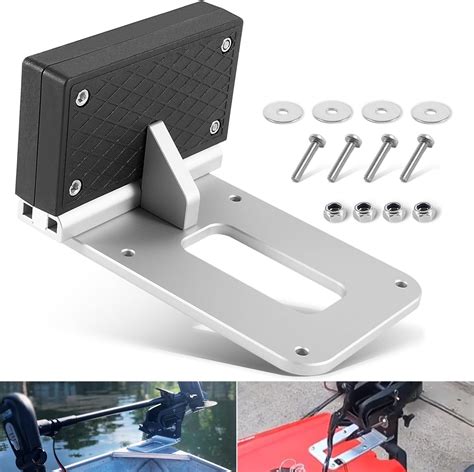 metal trolling motor mounting bracket|aftermarket trolling motor mounts.